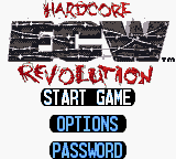 ECW Hardcore Revolution — Title screen