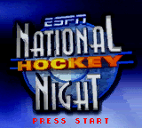 ESPN National Hockey Night — Title screen