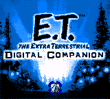 E.T. : The Extra-Terrestrial, Digital Companion — Title screen