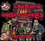 Extreme Ghostbusters — Title screen