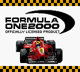 Formula One 2000 — Title screen