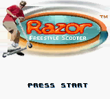 Freestyle Scooter — Title screen