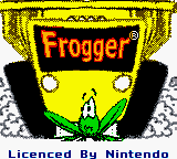 Frogger — Title screen