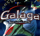 Galaga : Destination Earth — Title screen