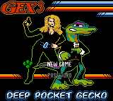 Gex 3 : Deep Pocket Gecko — Title screen