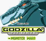 Godzilla : The Series, Monster Wars — Title screen