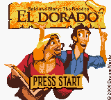 Gold and Glory: The Road to El Dorado — Title screen