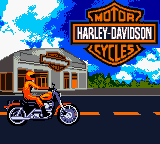Harley-Davidson Motor Cycles : Race Across America — Title screen