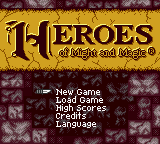 Heroes of Might and Magic — Title screen