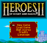Heroes of Might and Magic II — Title screen