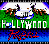 Hollywood Pinball — Title screen
