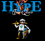 Hype : The Time Quest — Title screen