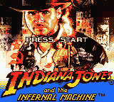 Indiana Jones and the Infernal Machine — Title screen