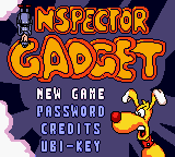 Inspector Gadget: Operation Madkactus — Title screen
