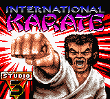 International Karate 2000 — Title screen