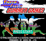 International Track & Field : Summer Games — Title screen