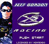 Jeff Gordon XS Racing — Title screen
