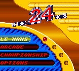 Le Mans 24 Hours — Title screen
