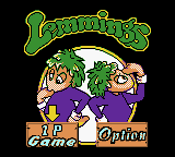 Lemmings & Oh no! More Lemmings — Title screen