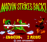 Looney Tunes Collector : Martian Revenge! — Title screen