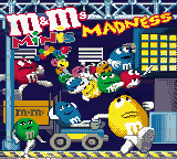 M&M's Minis Madness — Title screen