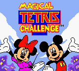 Magical Tetris Challenge — Title screen