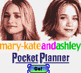 Mary-Kate and Ashley : Pocket Planner — Title screen