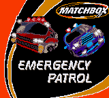 Matchbox: Emergency Patrol — Title screen