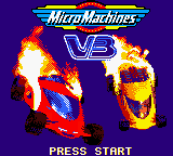 Micro Machines V3 — Title screen