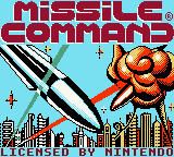 Missile Command — Title screen