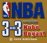 NBA 3 on 3 featuring Kobe Bryant — Title screen