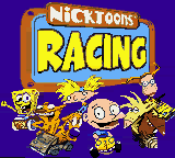Nicktoons Racing — Title screen