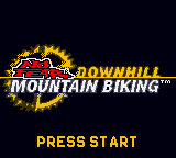 No Fear : Downhill Mountain Biking — Title screen