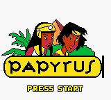 Papyrus — Title screen