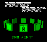 Perfect Dark — Title screen