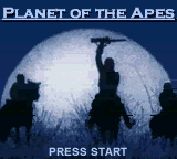 Planet of the Apes — Title screen