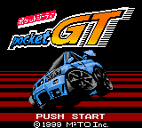 Pocket Racing — Title screen