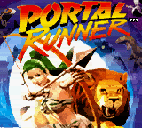 Portal Runner — Title screen