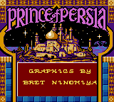 Prince of Persia — Title screen