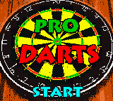 Pro Darts — Title screen