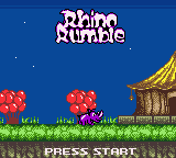 Rhino Rumble — Title screen