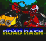 Road Rash — Title screen
