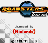 Roadsters — Title screen