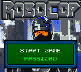 RoboCop — Title screen