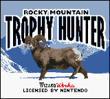 Rocky Mountain Trophy Hunter — Title screen
