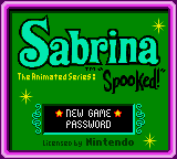 Sabrina : The Animated Series, Spooked! — Title screen