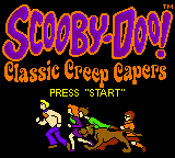 Scooby-Doo! : Classic Creep Capers — Title screen
