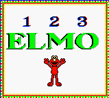 Sesame Street: Elmo's 123s — Title screen