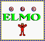 Sesame Street : Elmo's ABCs — Title screen