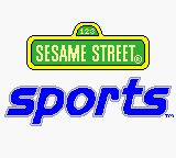 Sesame Street Sports — Title screen
